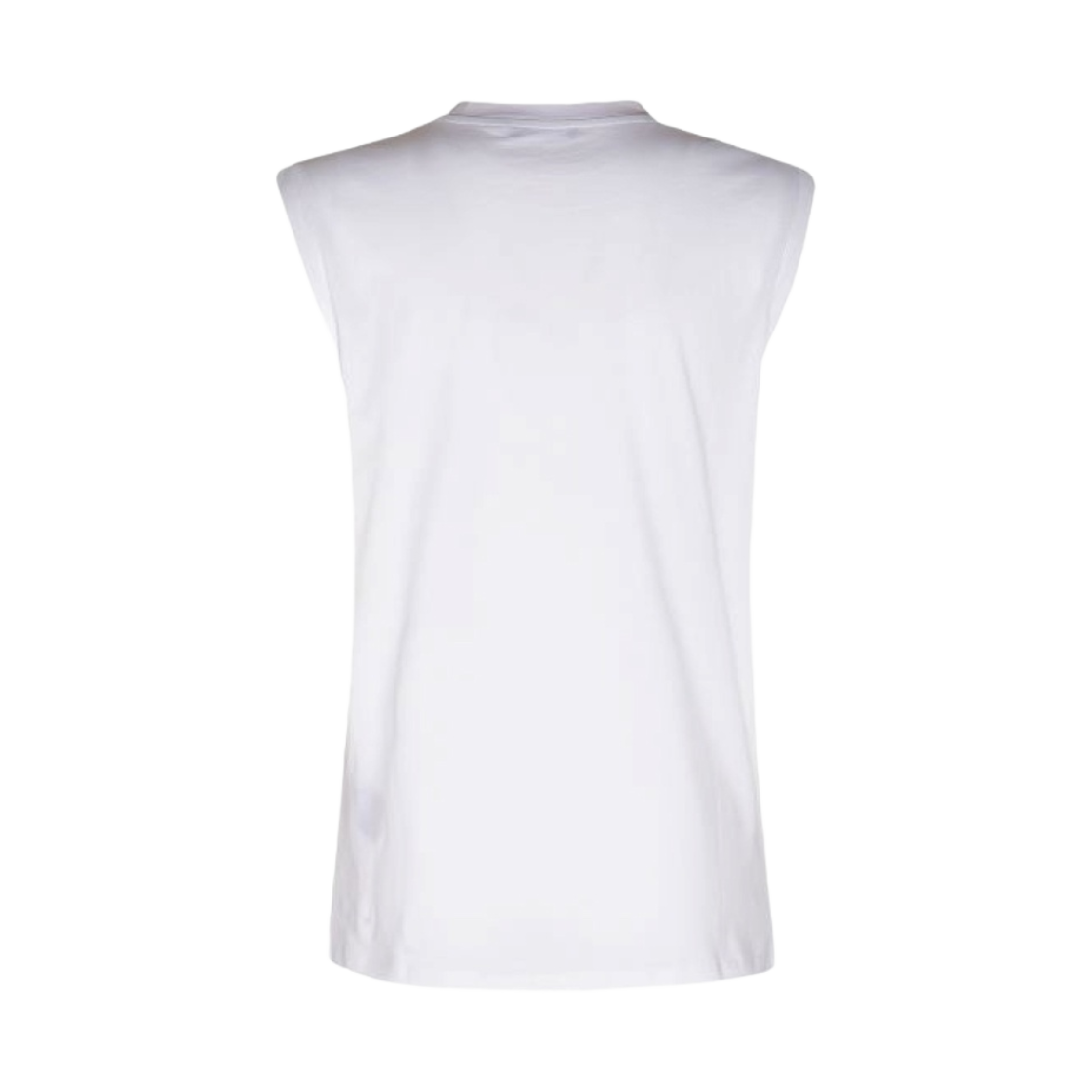 (W) 발망 로고 프린트 에코 리스폰시블 코튼 티셔츠 화이트((W) Balmain Eco Responsible Cotton T-Shirt with Logo Print White) - 2
