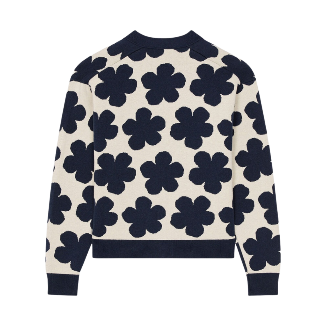 (W) 겐조 하나 닷 자카드 가디건 오프 화이트((W) Kenzo Hana Dots Jacquard Cardigan Off White) - 2