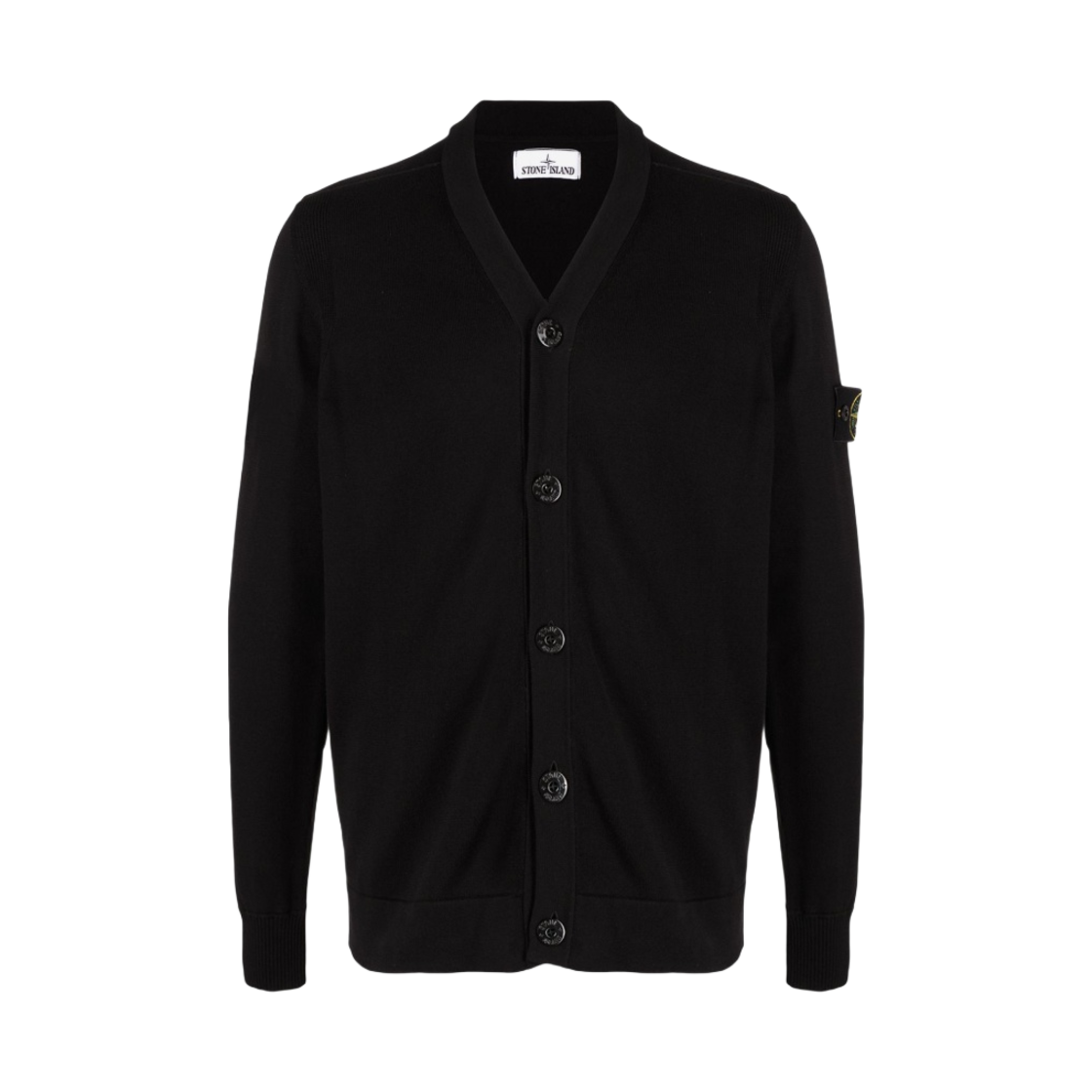 스톤 아일랜드 505B2 니트 가디건 마린 블루 - 21SS(Stone Island 505B2 Knit Cardigan Marine Blue - 21SS) - 1