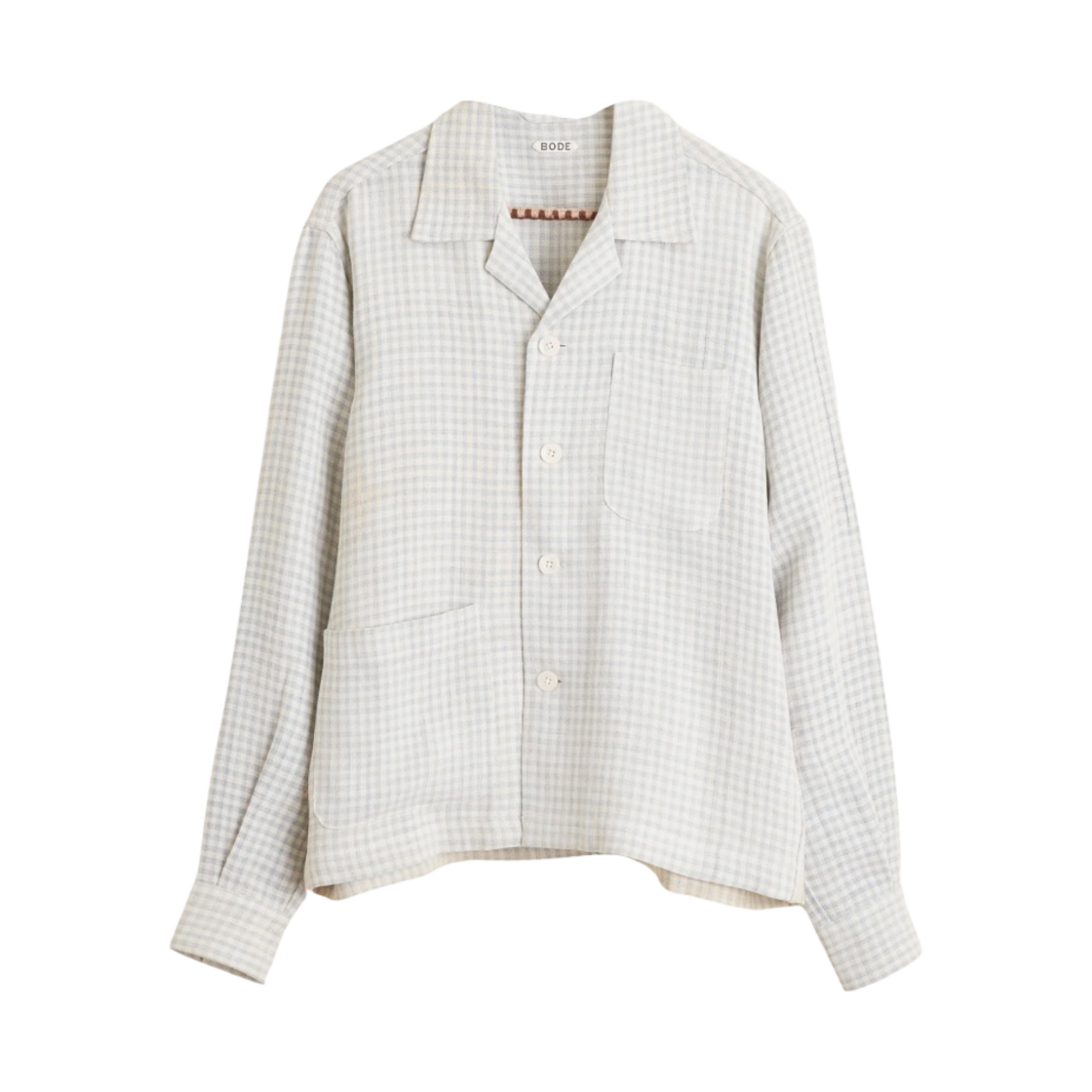 - Bode Sunbleached Sky Long Sleeve Shirt Multi