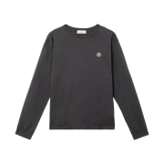 Stone Island 2100227 60/2 Cotton Jersey Slim Fit Long-Sleeve T-Shirt Black - 25SS