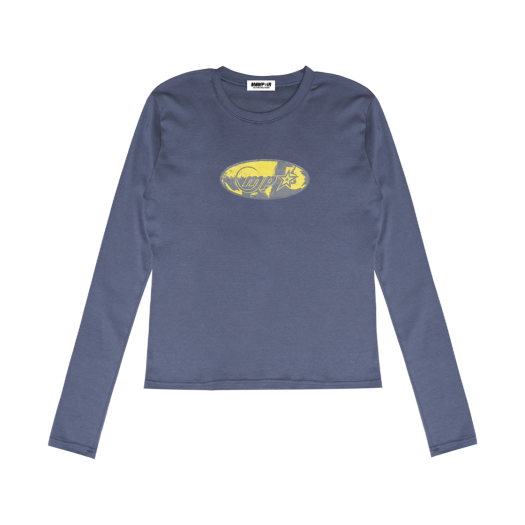 MP23FWLS02BL mnmpair Sade Longsleeve T-Shirts Blue