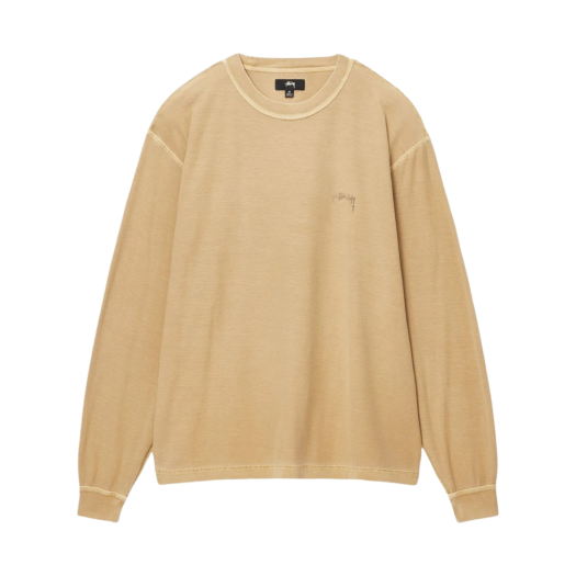 Stussy Lazy LS T-Shirt Amber Gold
