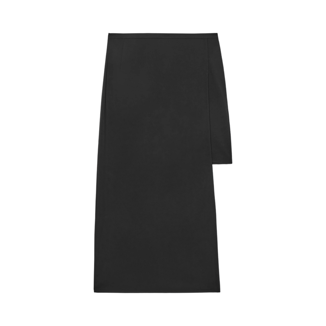 1194524001 (W) COS Asymmetric Cut-Out Skirt Black