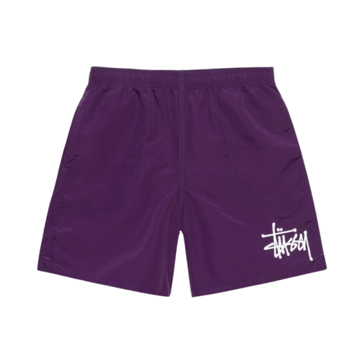 Stussy Big Basic Water Shorts Plum