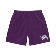 Stussy Big Basic Water Shorts Plum