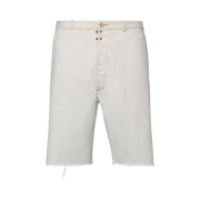 Maison Margiela Chalk Selvedge Denim Shorts Ice