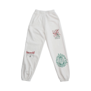 Tuewid Blanc Gauze Tattoo Pants White