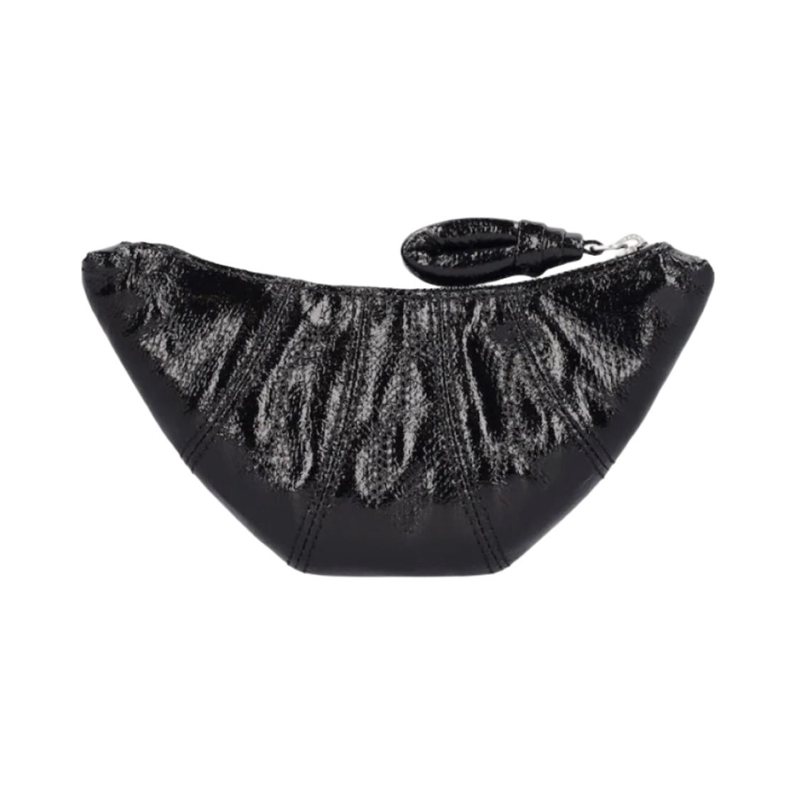 르메르 크루아상 코인 퍼스 코티드 리넨 캔버스 블랙(Lemaire Croissant Coin Purse Coated Linen Canvas Black) - 2