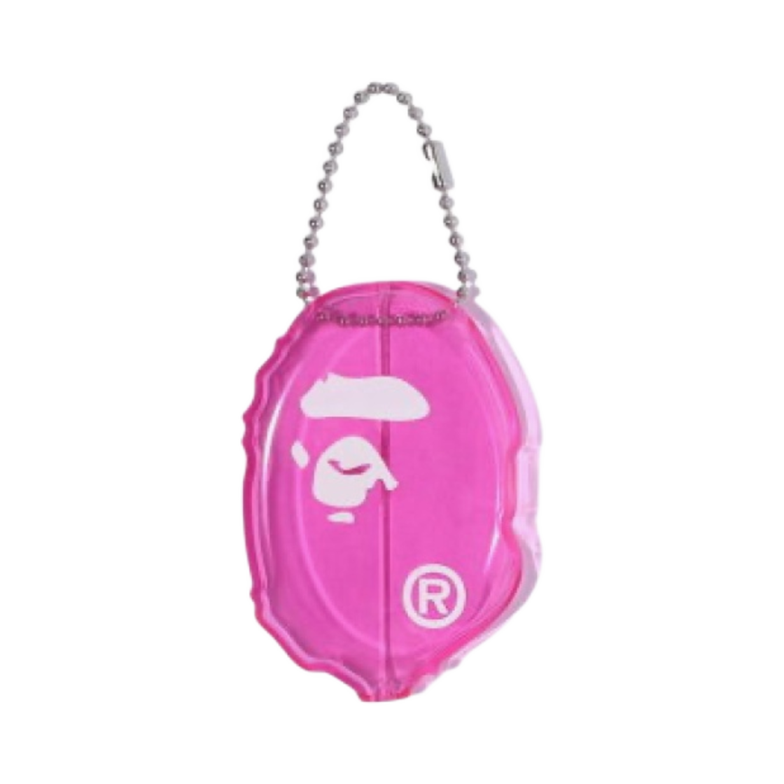 베이프 에이프 헤드 코인 케이스 M 핑크(BAPE Ape Head Coin Case M Pink)