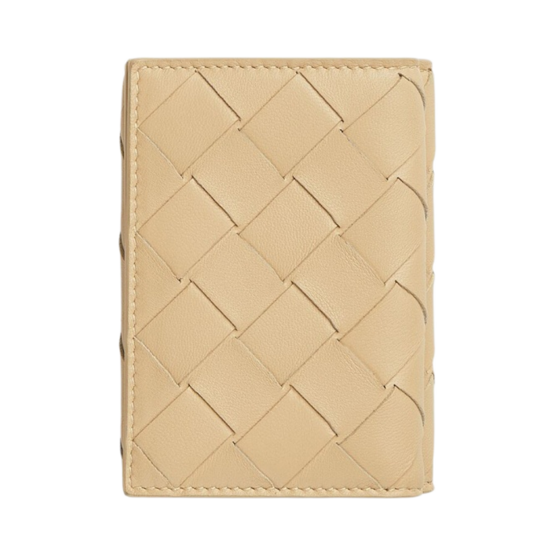 보테가 베네타 타이니 트라이폴드 지갑 포리지(Bottega Veneta Tiny Tri-Fold Wallet Porridge) - 1