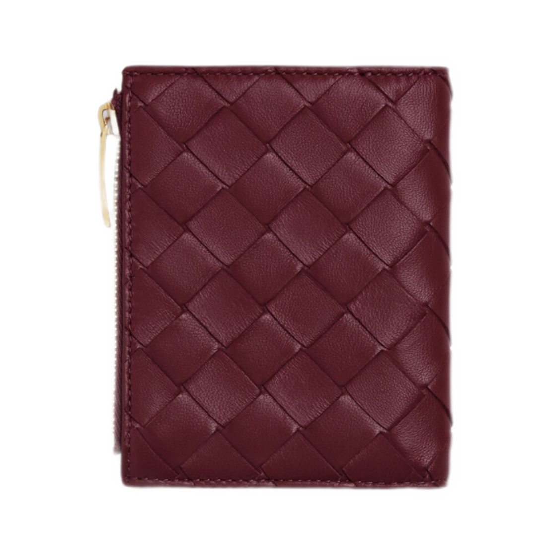 보테가 베네타 인트레치아토 스몰 반지갑 월렛 바롤로(Bottega Veneta Intrecciato Small Bi-Fold Wallet Barolo) - 2