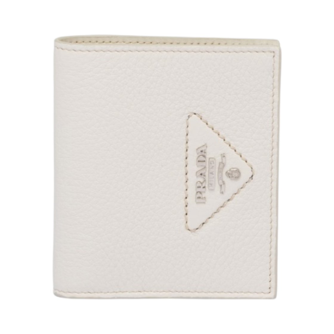 프라다 레더 월렛 초크 화이트(Prada Leather Wallet Chalk White) - 1