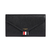 Thom Browne Envelope Long Wallet Black