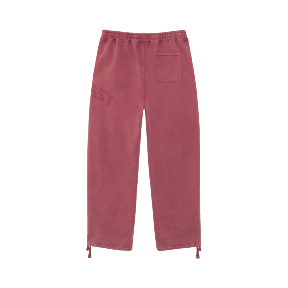스투시 페이디드 그래픽 플리스 팬츠 워시드 버건디(Stussy Faded Graphic Fleece Pants Washed Burgundy) - 2