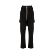 Rick Owens Drkshdw Cargo Track Pants Black
