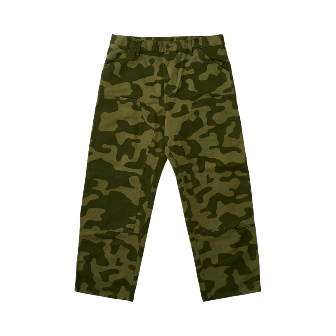 팔라스 x 칼하트 WIP 더블 니 팬츠 달러 그린 - 23FW(Palace x Carhartt WIP Double Knee Pants Dollar Green - 23FW) - 1