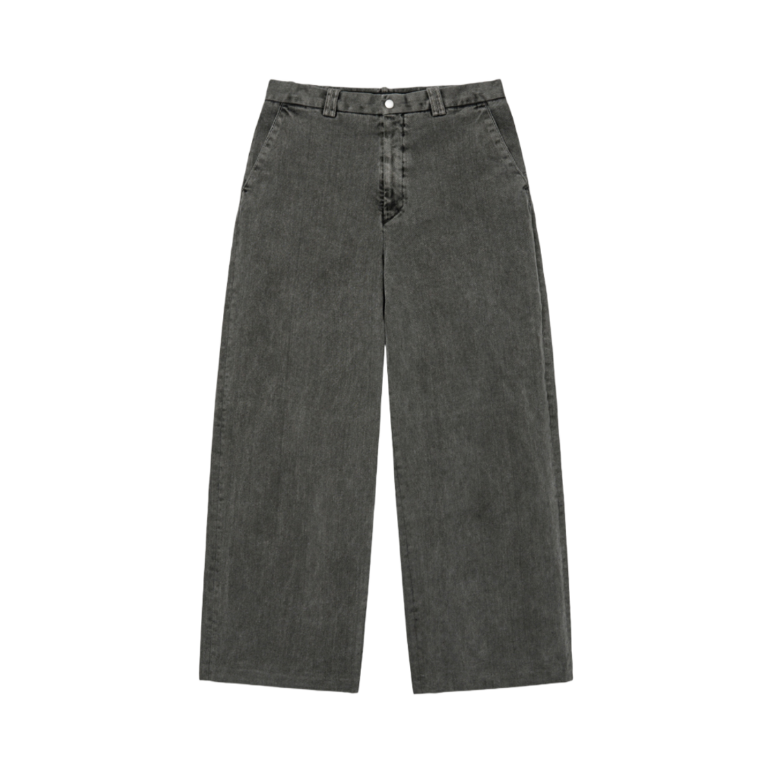 해칭룸 레귤러 트라우저 벨벳 데님 그레이(Hatchingroom Regular Trouser Velvet Denim Grey) - 1