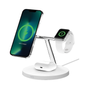 Belkin 3-in-1 MagSafe 15W Wireless Charging Stand WIZ017kr White