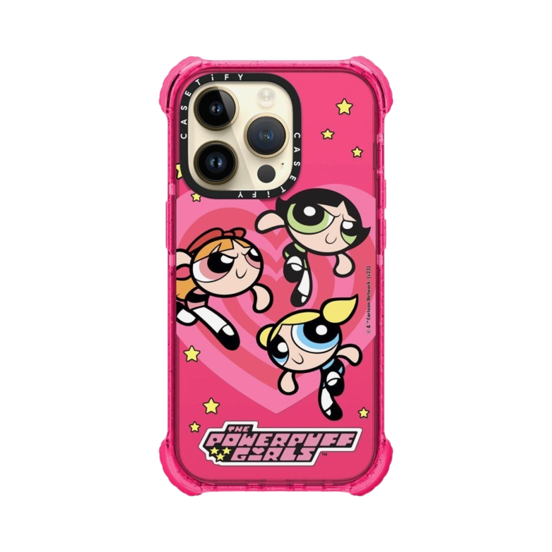 케이스티파이 x 파워퍼프걸 아이폰 하트 울트라 임팩트 범퍼 케이스 반투명 버블검(Casetify x The Powerpuff Girls iPhone Heart Ultra Impact Bumper Case Sheer Bubblegum) - 4