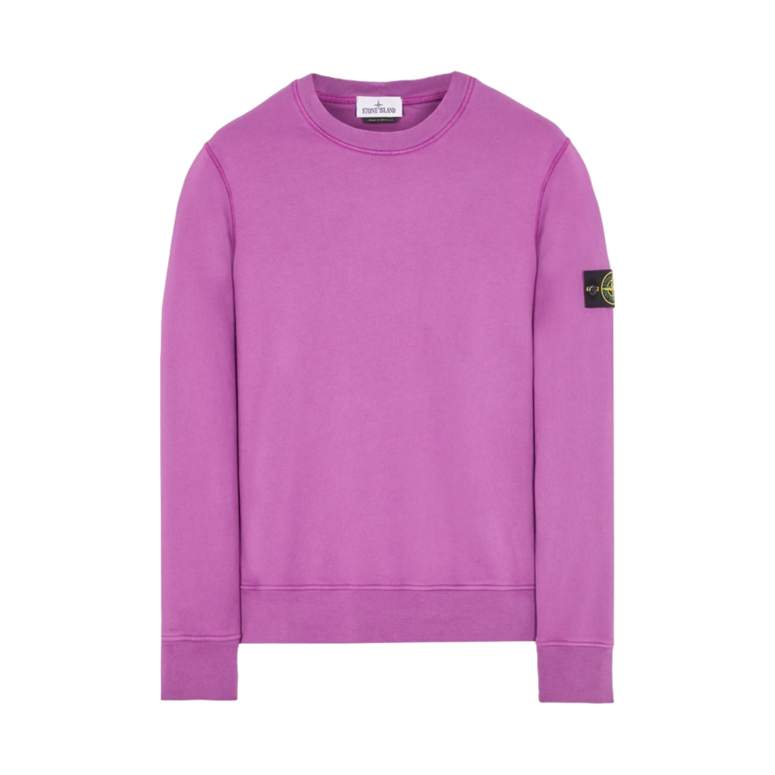 스톤 아일랜드 63051 코튼 플리스 가먼트 다이드 스웨트셔츠 바이올렛 - 23SS(Stone Island 63051 Cotton Fleece Garment Dyed Sweatshirt Violet - 23SS) - 1
