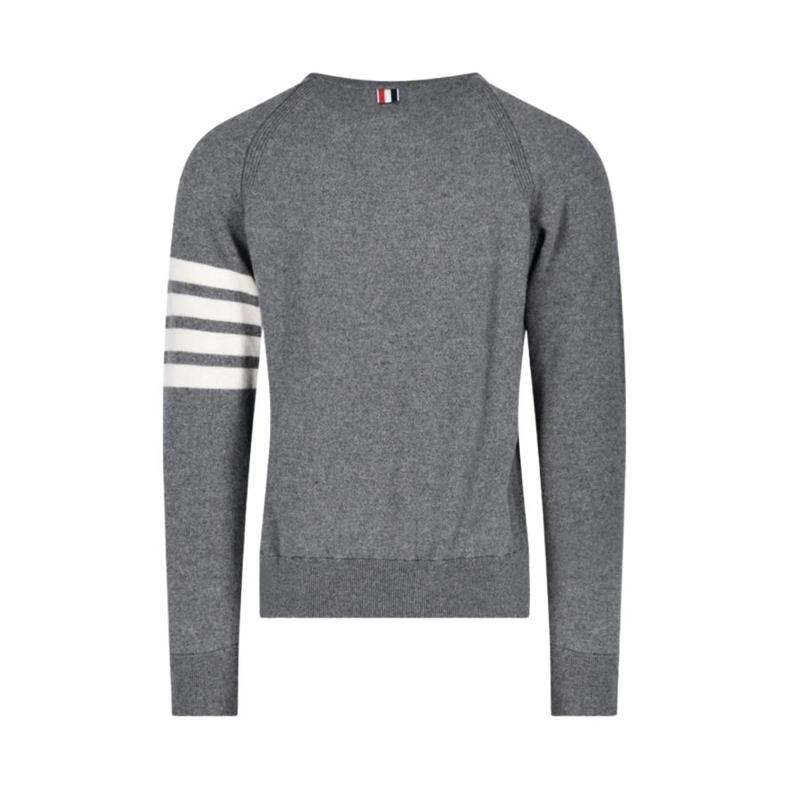 톰브라운 캐시미어 사선 풀리 패션드 프렌치 테리 스웨트셔츠 페일 그레이(Thom Browne Fully Fashioned French Terry Sweatshirt 4-Bar in Cashmere Pale Grey) - 2