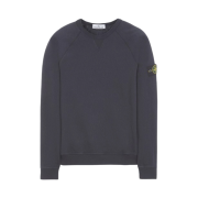 Stone Island 66360 Old Treatment Crewneck Sweatshirt Navy Blue - 23SS