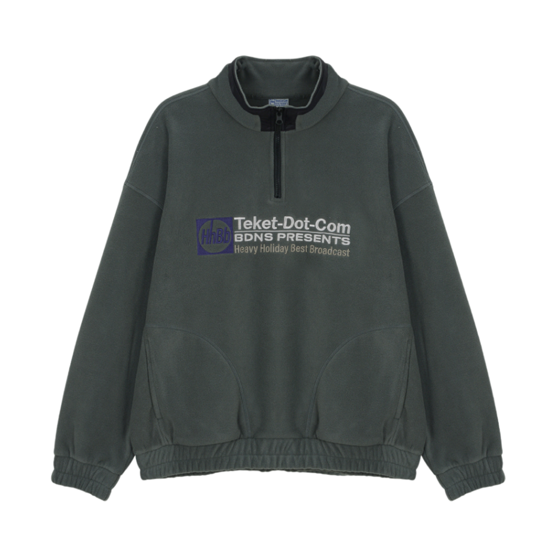 빠더너스 x 테켓 헤비 홀리데이 플리스 풀오버 그레이(BDNS x Teket Heavy Holiday Fleece Pullover Gray)