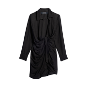 (W) Jacquemus La Robe Bahia Sash Dress Black