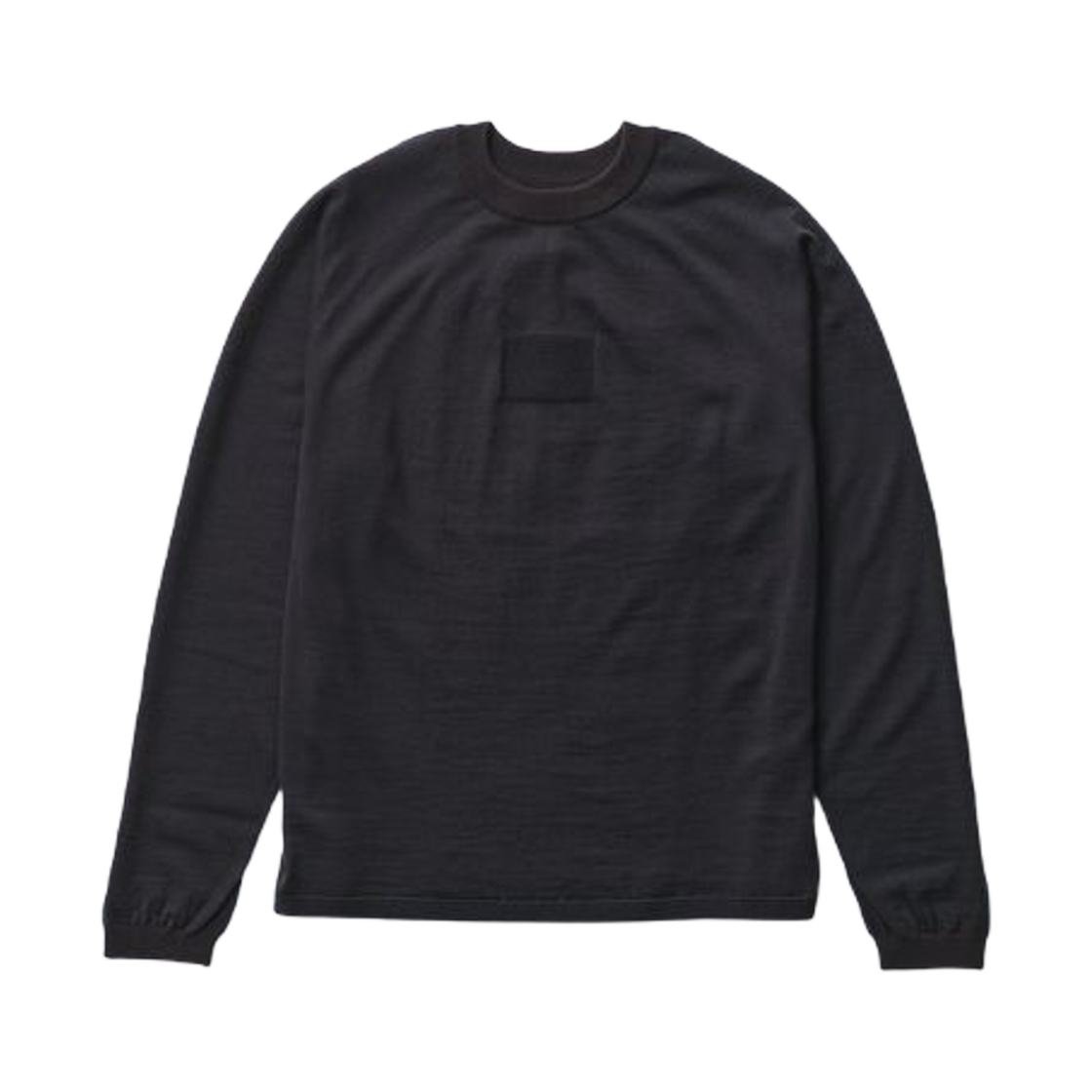 GZ33302 Goldwin 0 Wool Seamless Knit Top Lead Gray