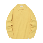 Covernat Lambswool Collar Knit Yellow