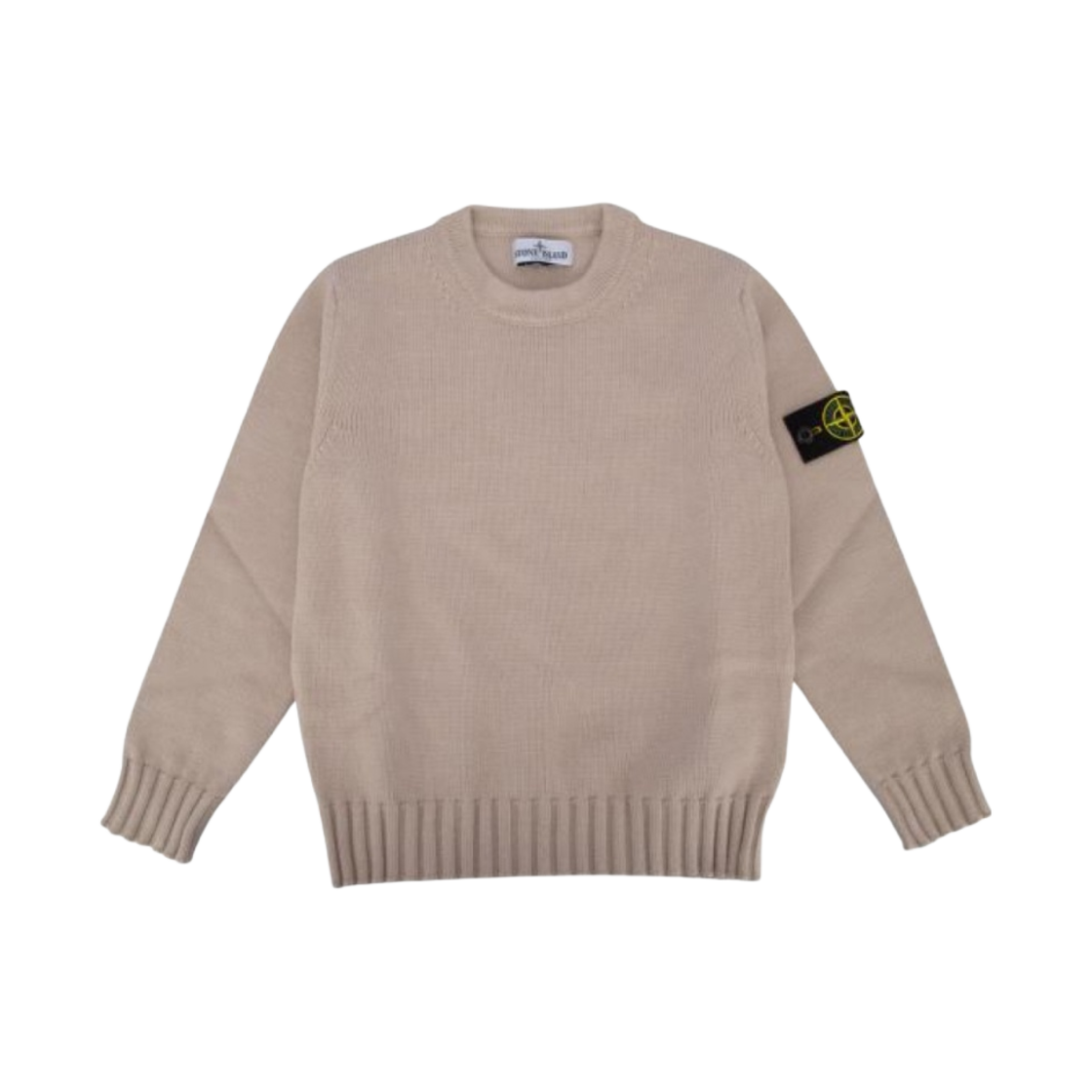7916515A2-V0092 (Kids) Stone Island 515A2 Crewneck Knit Dove Grey - 23FW