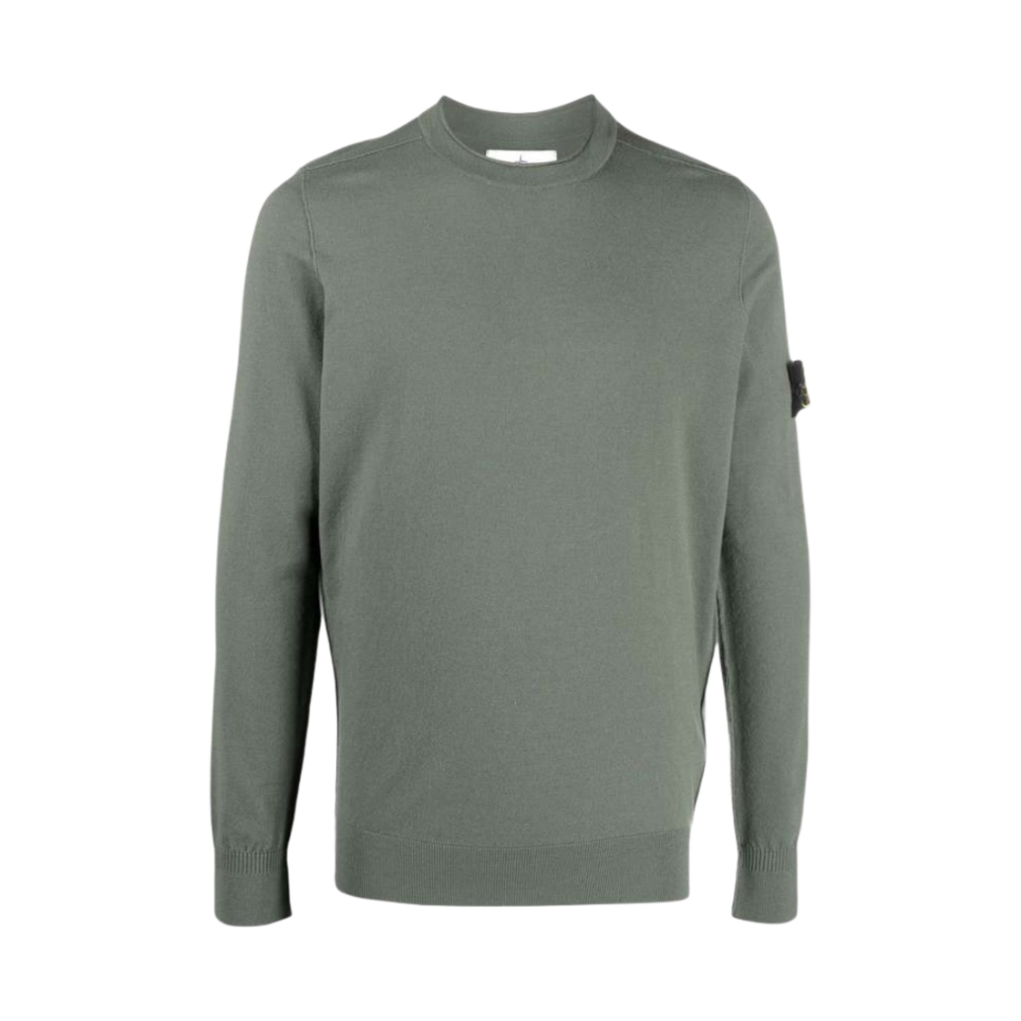 스톤 아일랜드 511A1 스트레치 울 크루넥 니트 올리브 - 21FW(Stone Island 511A1 Stretch Wool Crewneck Knit Olive - 21FW) - 1