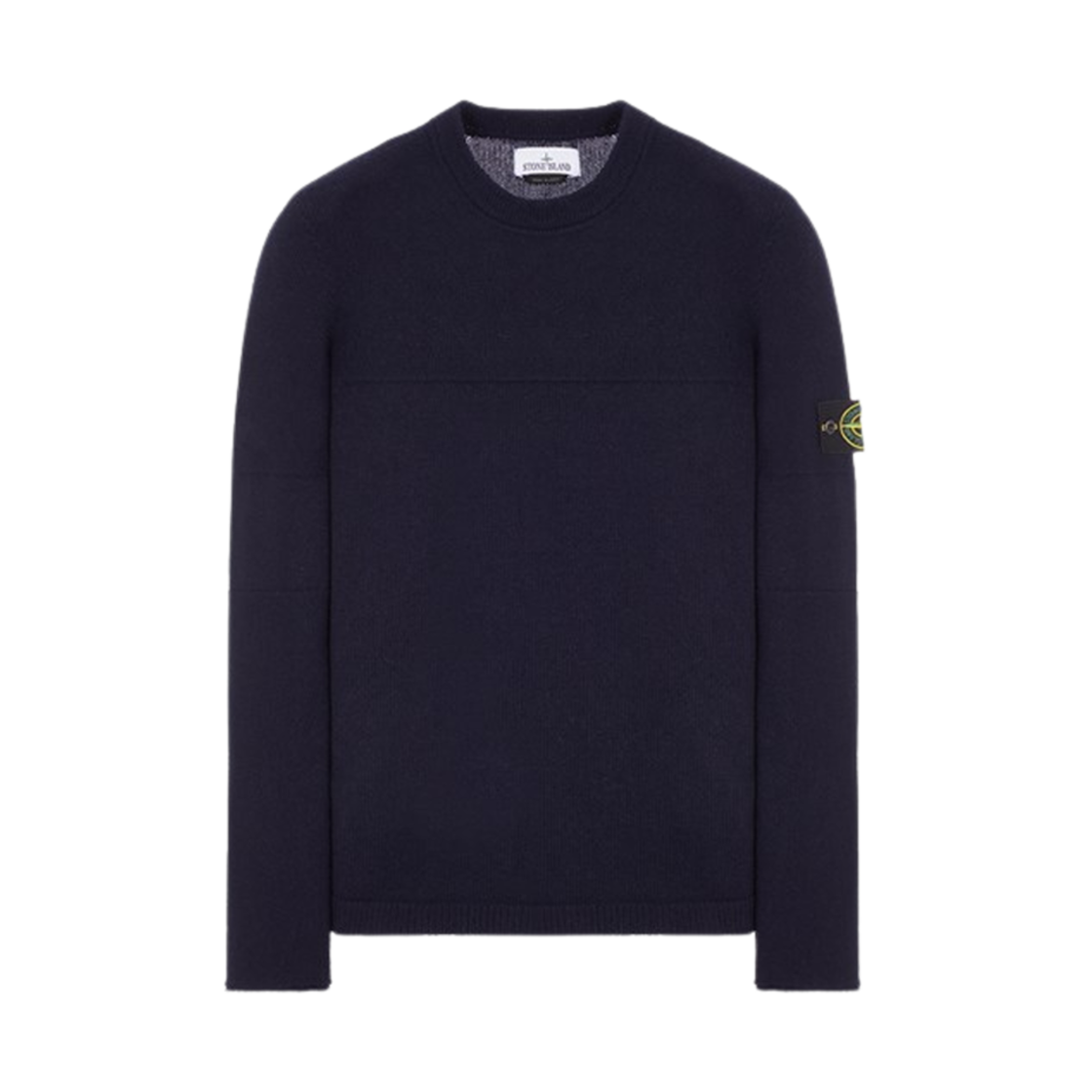 7915524A3-V0020 Stone Island 524A3 Lambswool Crewneck Knit Navy Blue - 23FW