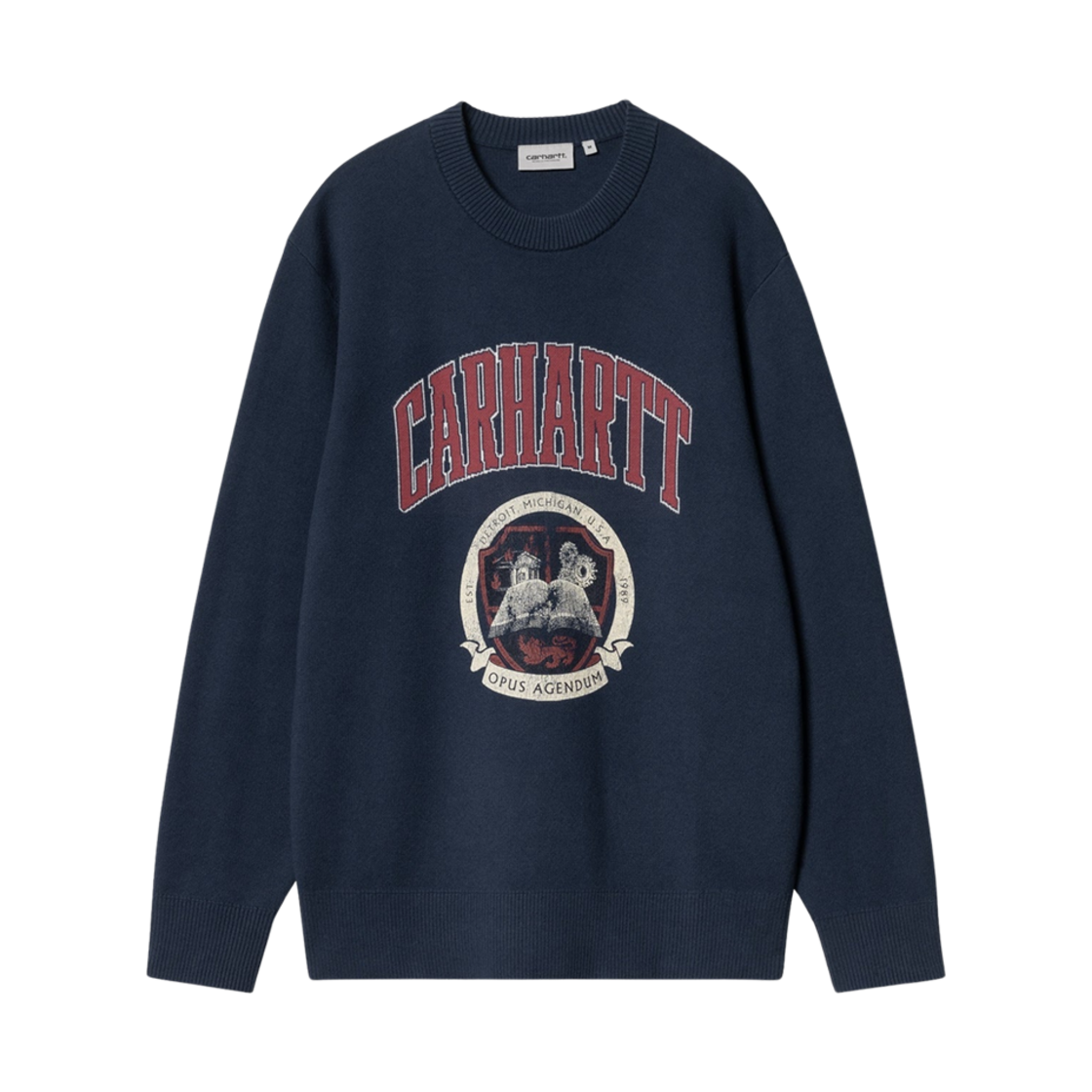 I034521-E7-XX Carhartt WIP Library College Sweater Ink