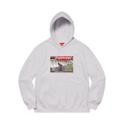 Supreme x Thrasher Hooded Sweatshirt Ash Grey - 21FW