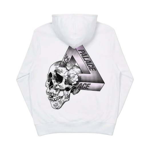 Palace Tri-Crusher Hood White - 20FW