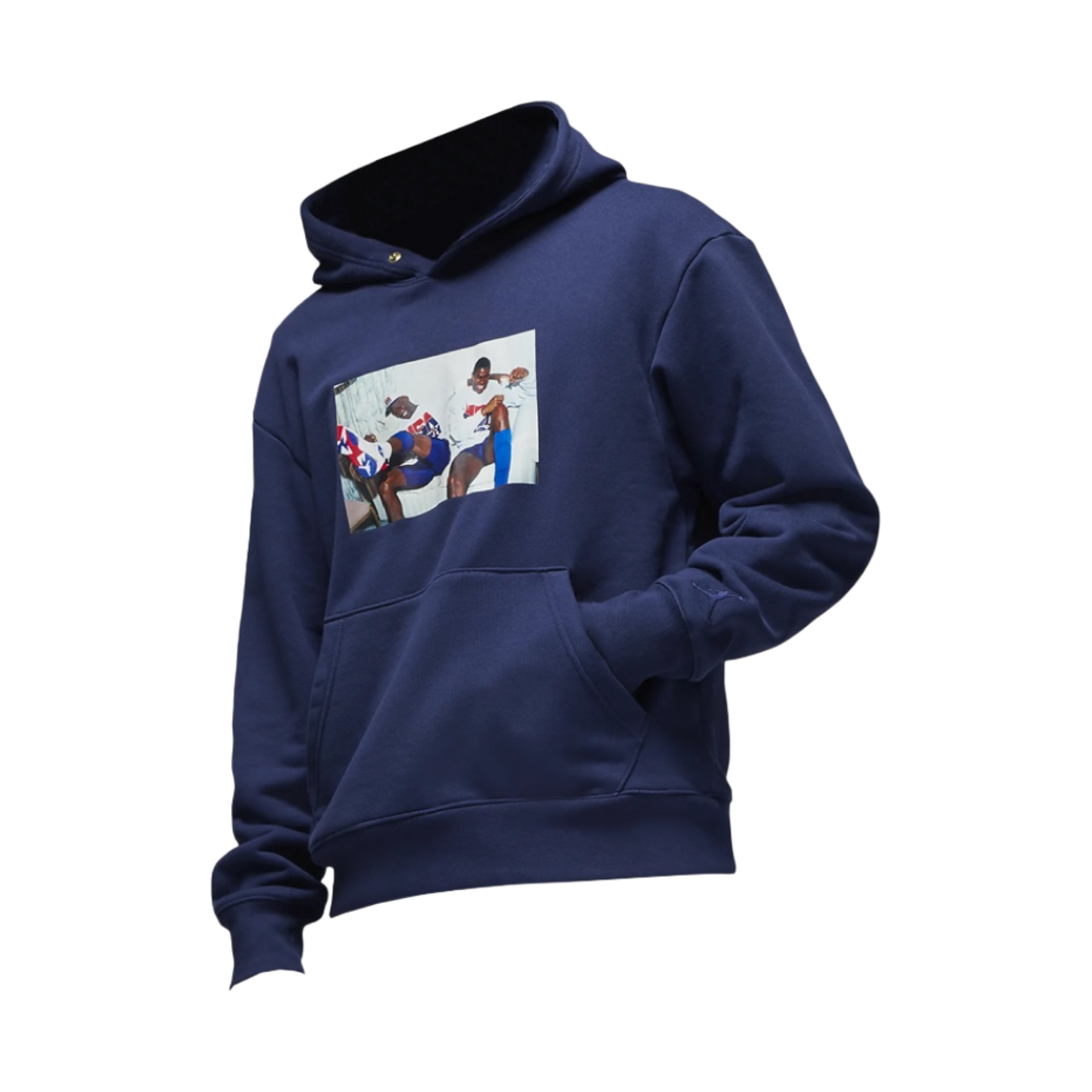 조던 x 트로피 룸 플리스 후드 미드나잇 네이비 - 아시아(Jordan x Trophy Room Fleece Hoodie Midnight Navy - Asia) - 1