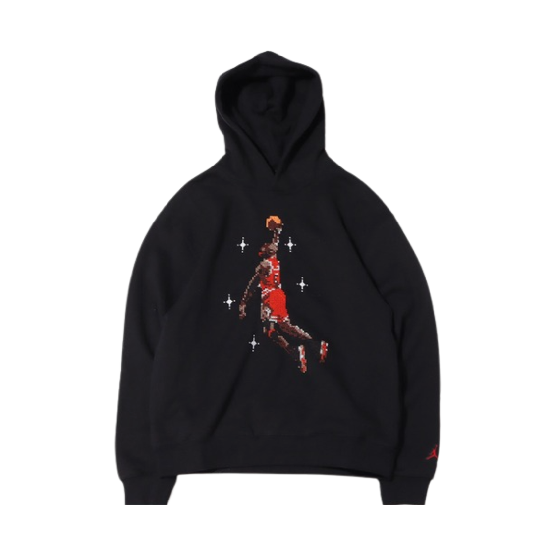 DC9714-010 Jordan Essential Graphic Fleece Hoodie Black - Asia