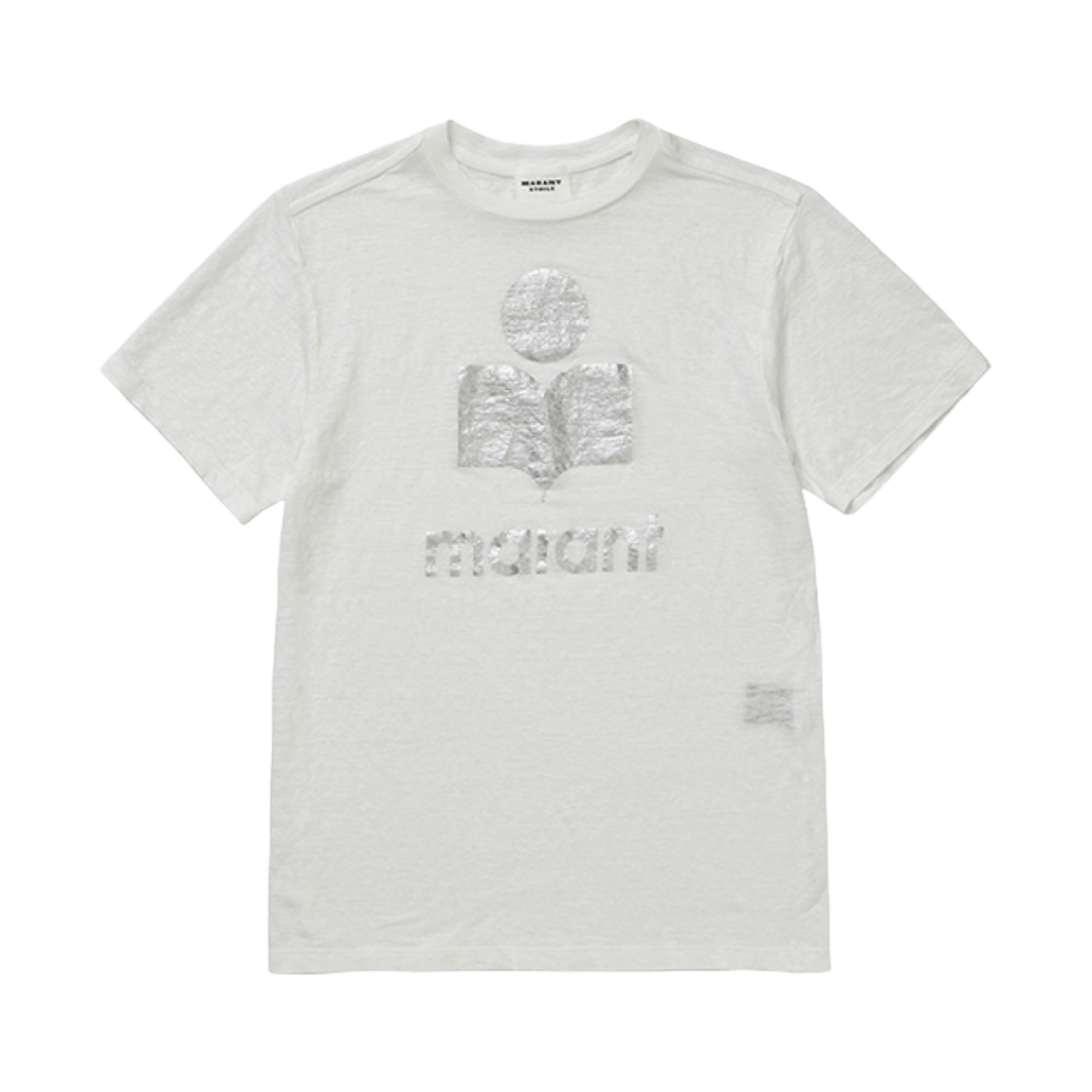TS0001FB-A1N10E-20WH (W) Isabel Marant Zewel Logo T-Shirt White - 23SS