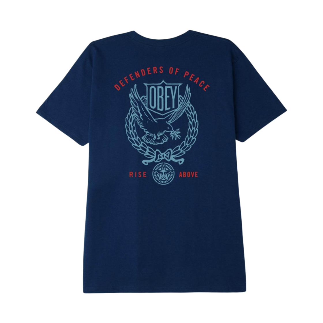 오베이 디펜더스 오브 피스 도브 클래식 티셔츠 네이비(Obey Defenders of Peace Dove Classic T-Shirt Navy)