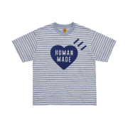 Human Made Striped Heart T-Shirt Navy