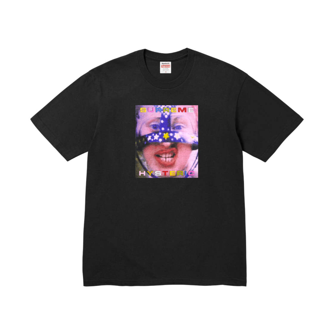슈프림 x 히스테릭 글래머 헤드케이스 티셔츠 블랙 - 24FW