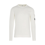 C.P. Company Sea Island Medium Sweater Gauze White - 21SS