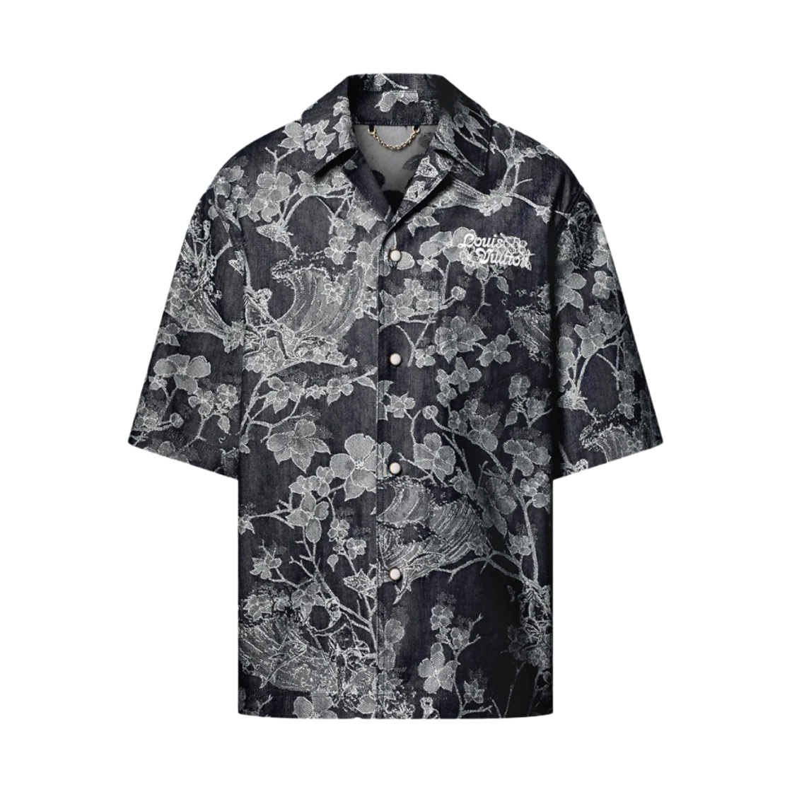 루이비통 숏슬리브 데님 셔츠 인디고(Louis Vuitton Short Sleeved Denim Shirt Indigo)