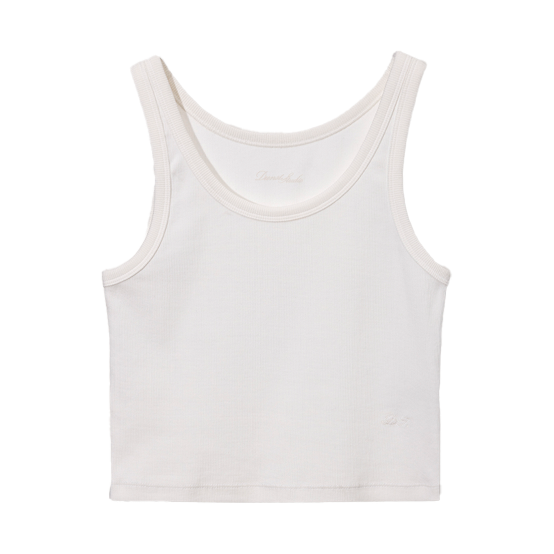 UDTS5A208OW Dunst Cropped Sleeveless Top Off White