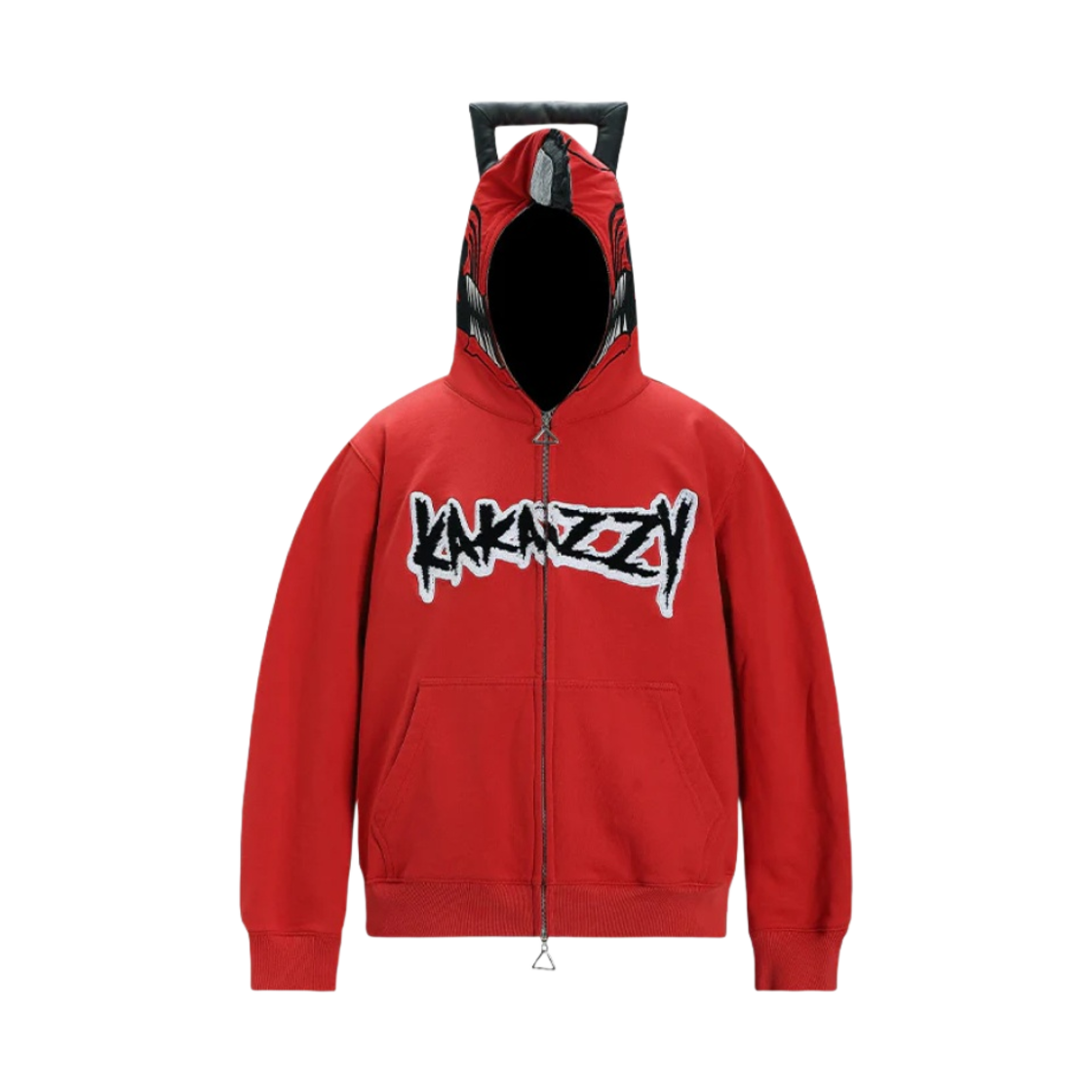 카카지 풀 집 후드 체인소맨 레드(Kakazzy Full Zip Hoodie Chainsaw Man Red) - 2
