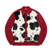 Supreme Cow Print Cardigan Red - 21FW
