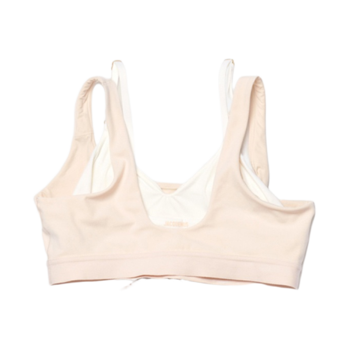 (W) 나이키 x 자크뮈스 NRG 라이트 서포트 스포츠 브라 세일 펄 화이트 - 아시아((W) Nike x Jacquemus NRG Light Support Sports Bra Sail Pearl White - Asia)