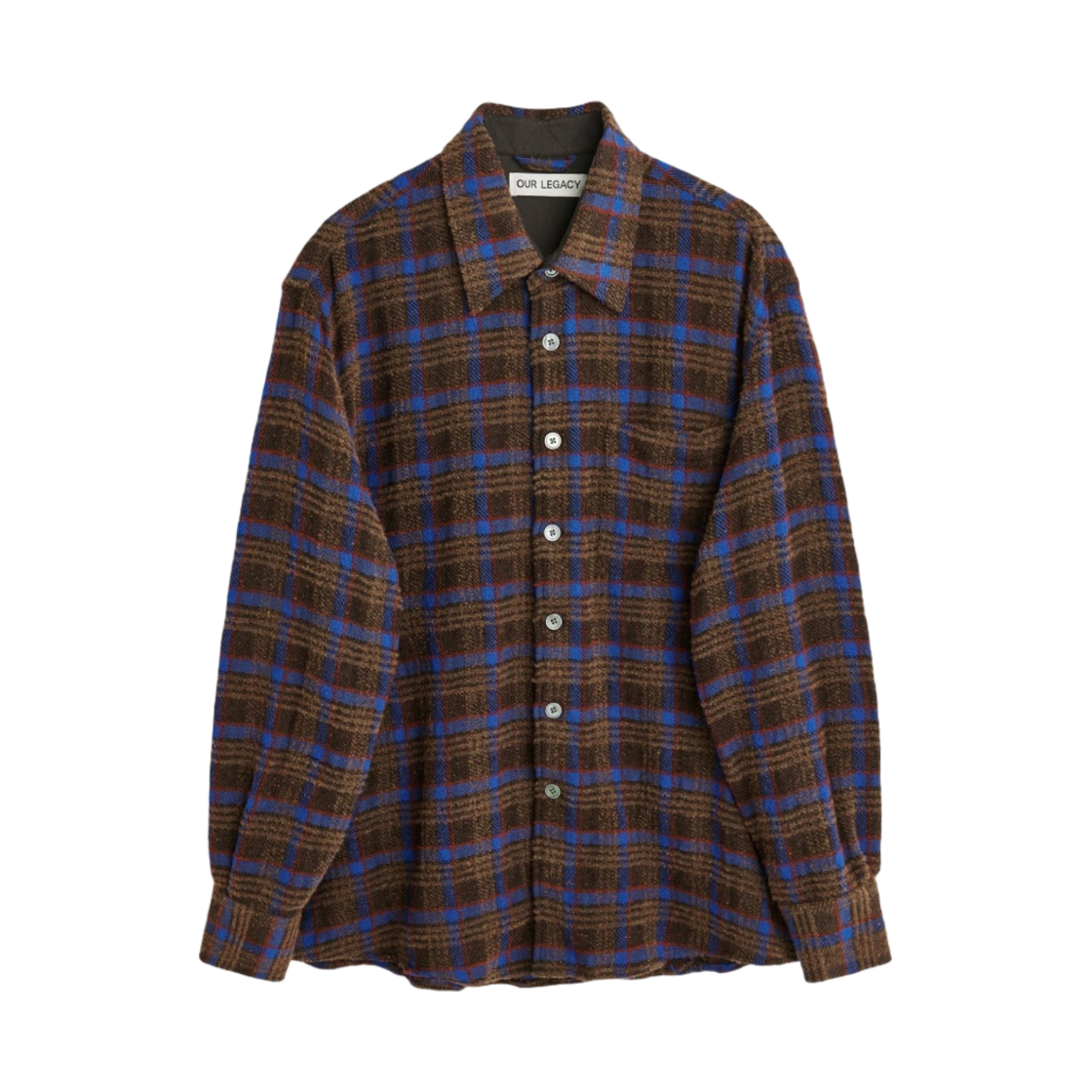 M4232ABP Our Legacy Above Shirt Brown Pankow Check